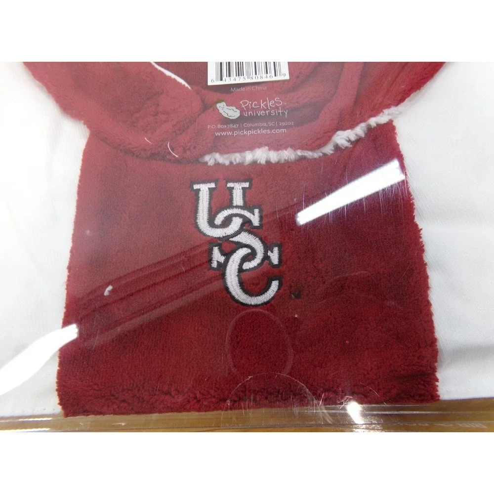Pickles University of South Carolina Hooded Towel Set & Bib / Burp Cloth Set New